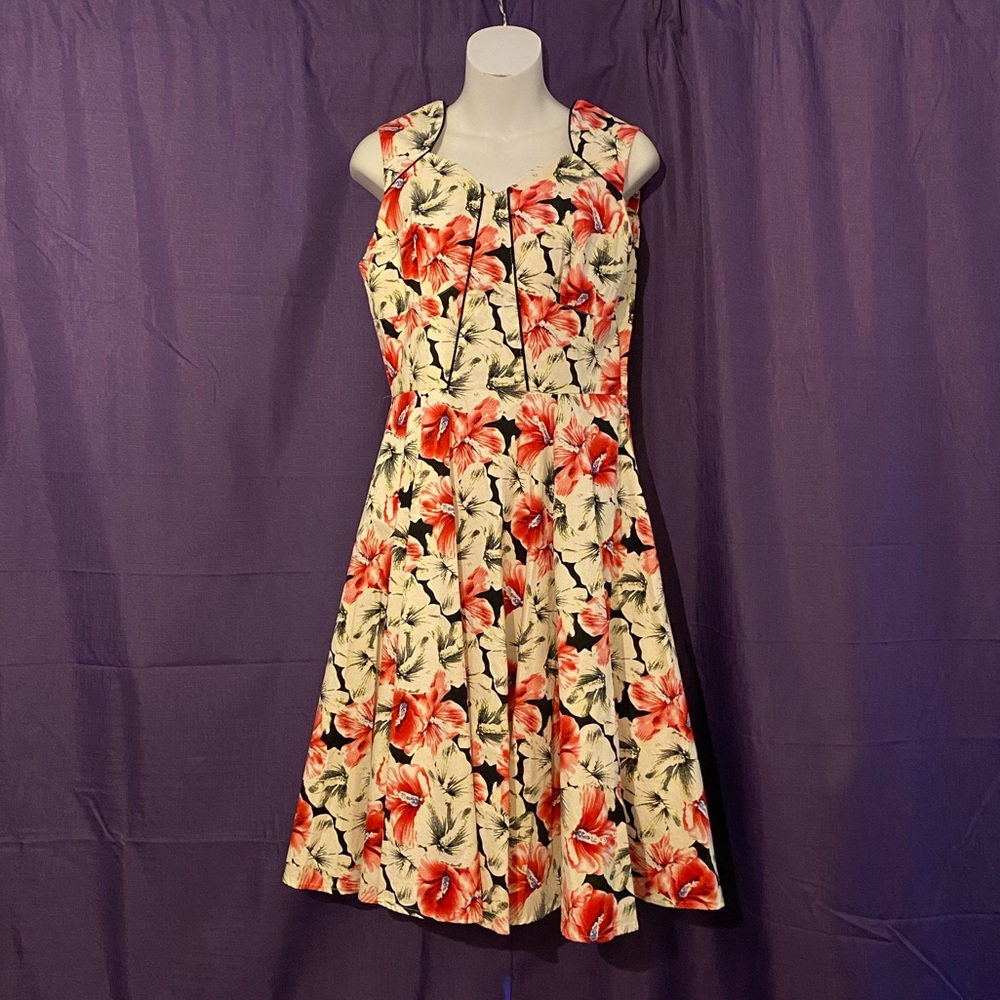 Hearts & Roses pinup style dress